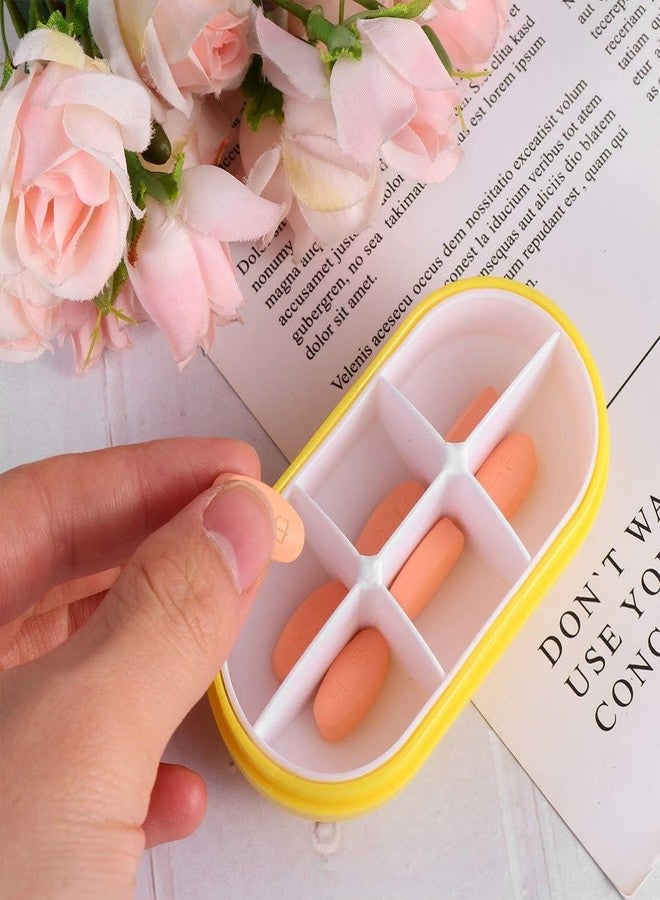 EARTHCONE Pill Organizer Case Portable Pill Box Small Pill Container For Purse Or Pocket, Pill Storage Case (1Pcs) - Image 5